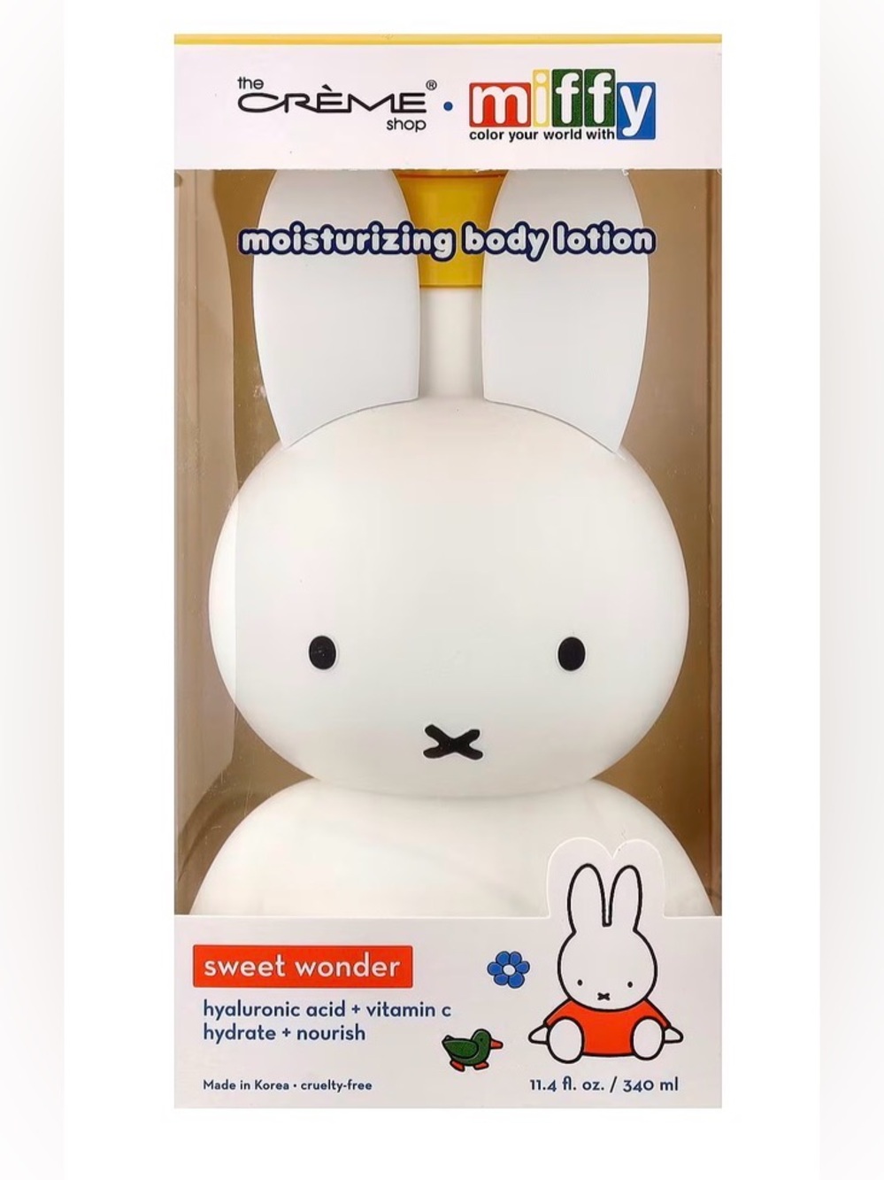 Miffy x The Crème Shop Sweet Wonder Moisturizing Body Lotion